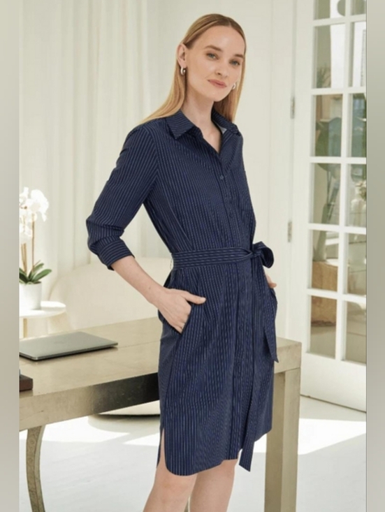 Lysse Dresses & Skirts - NEw LYSSÉ  Schiffer Navy  Dress with Tie Waist